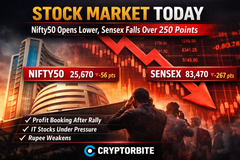 Stock Market Today Nifty50 Sensex Opening Update