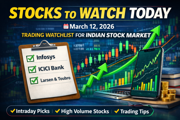 top stocks to watch today in the indian stock market trading watchlist